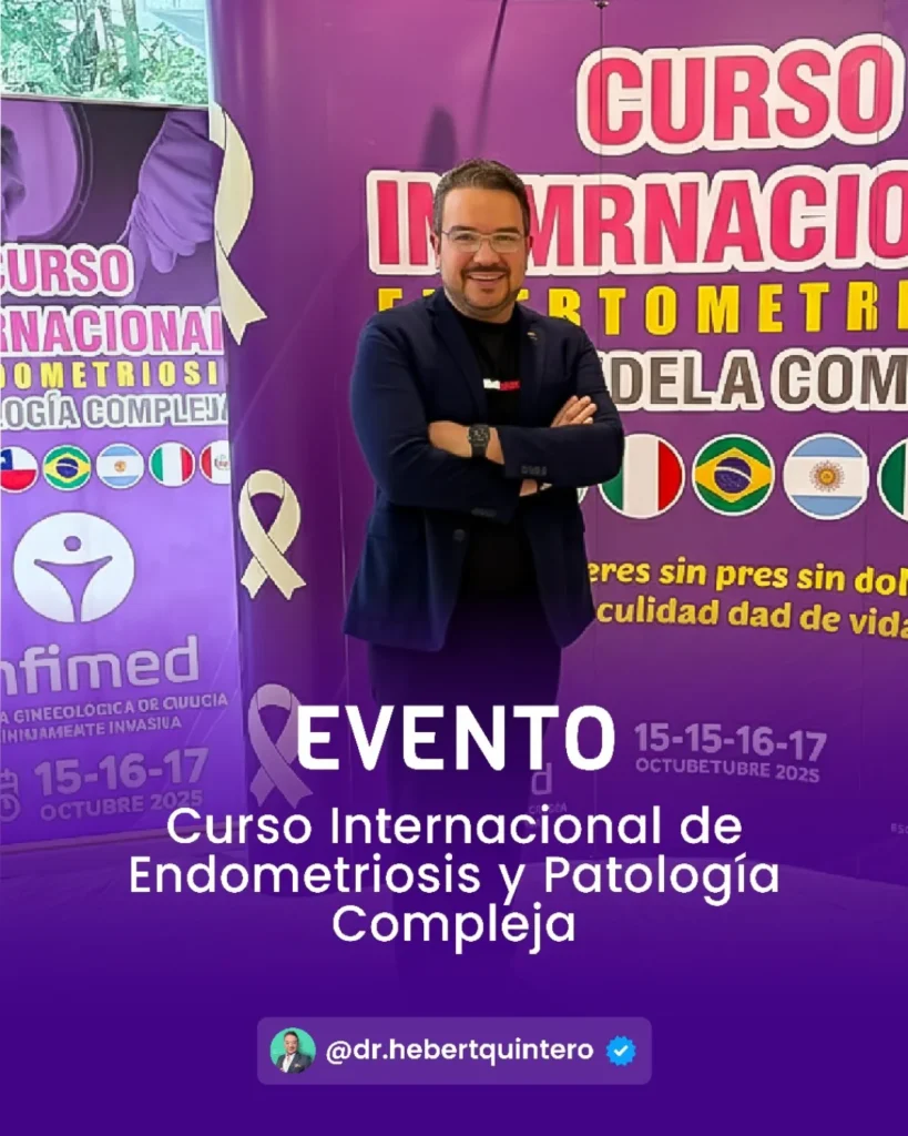 Gratitud inmensa por este encuentro en el Curso Internacional de Endometriosis y Patología Comp