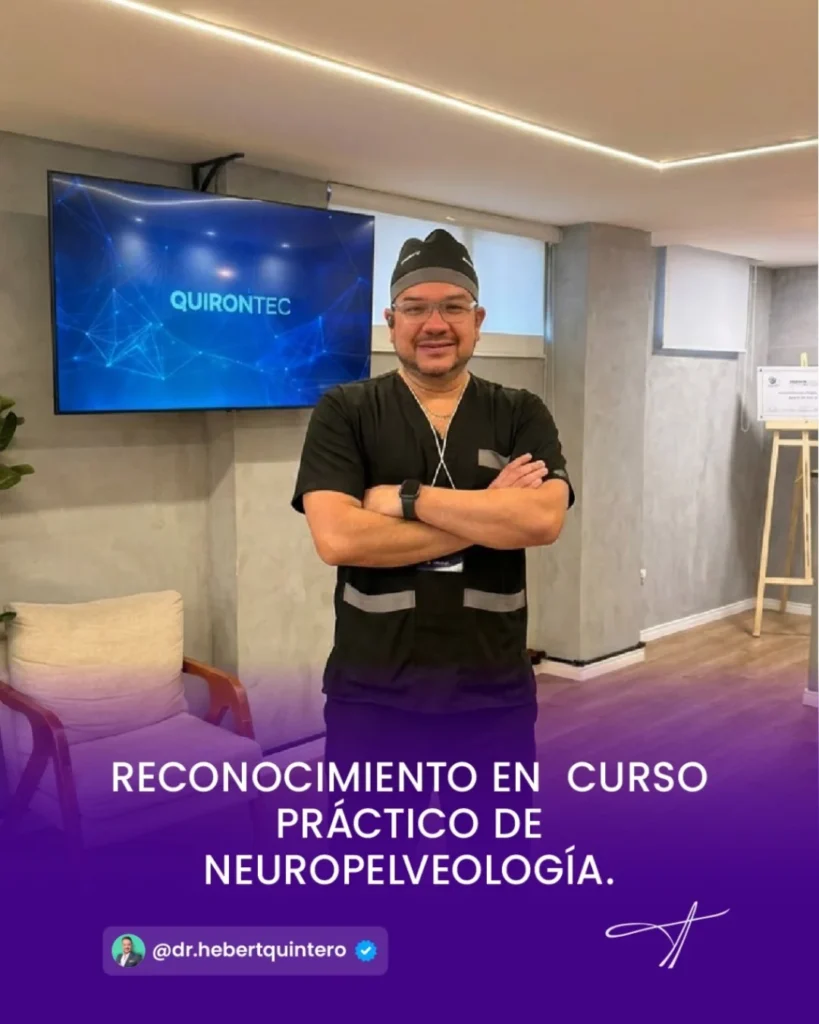 Muy agradecido por este importante reconocimiento en Neuropelveología para Ginecológos, un área